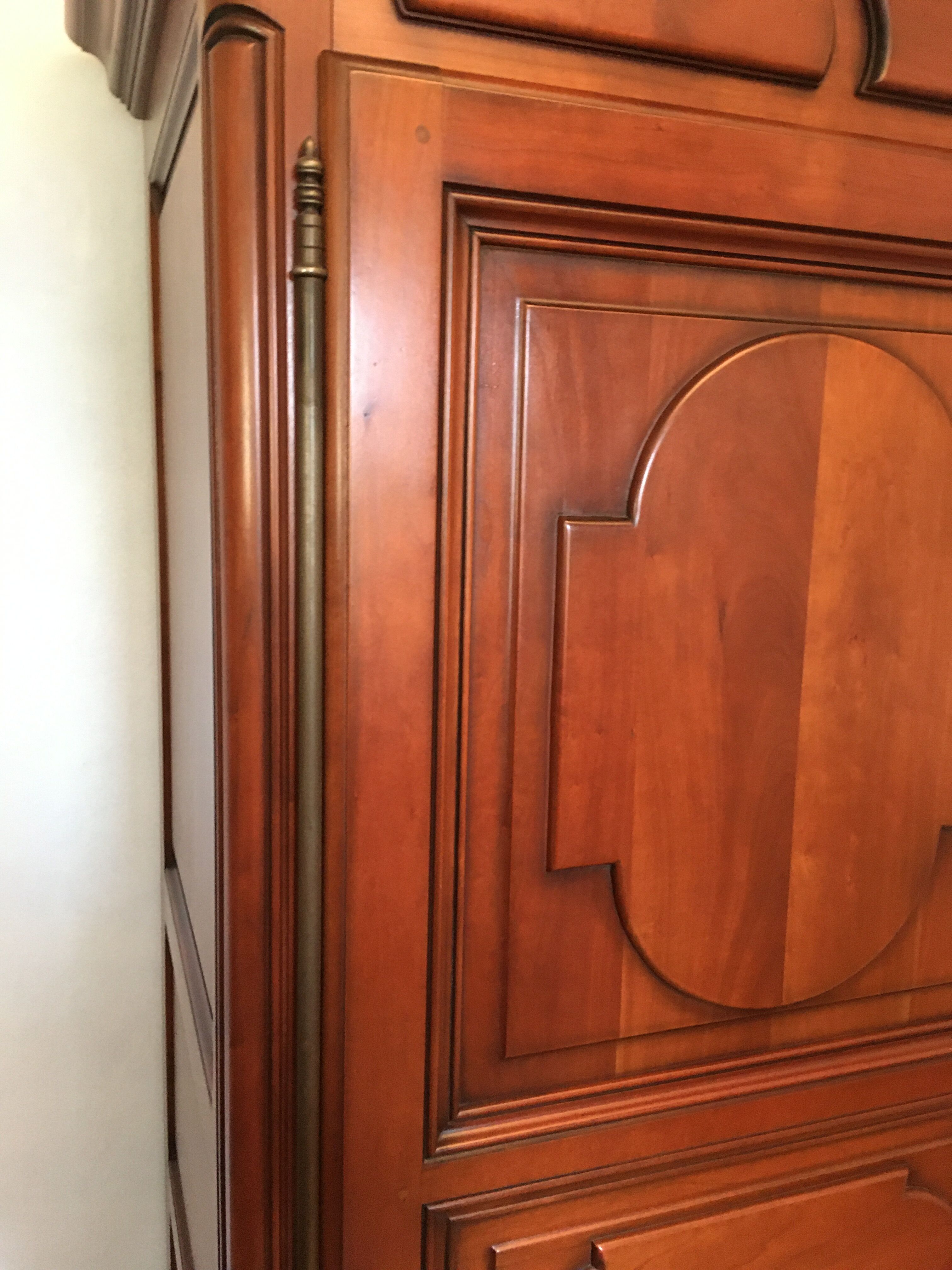 Solid cherry cabinet