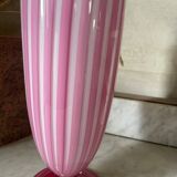 Vintage Murano "stripes" vase