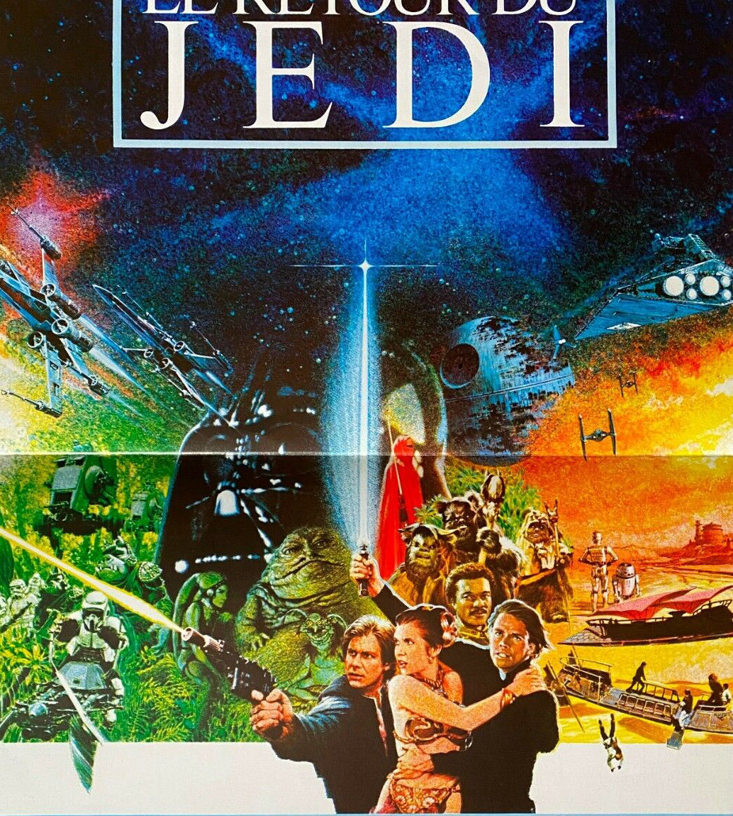 Original movie poster "Return of the Jedi" Star Wars 40x60cm 1983