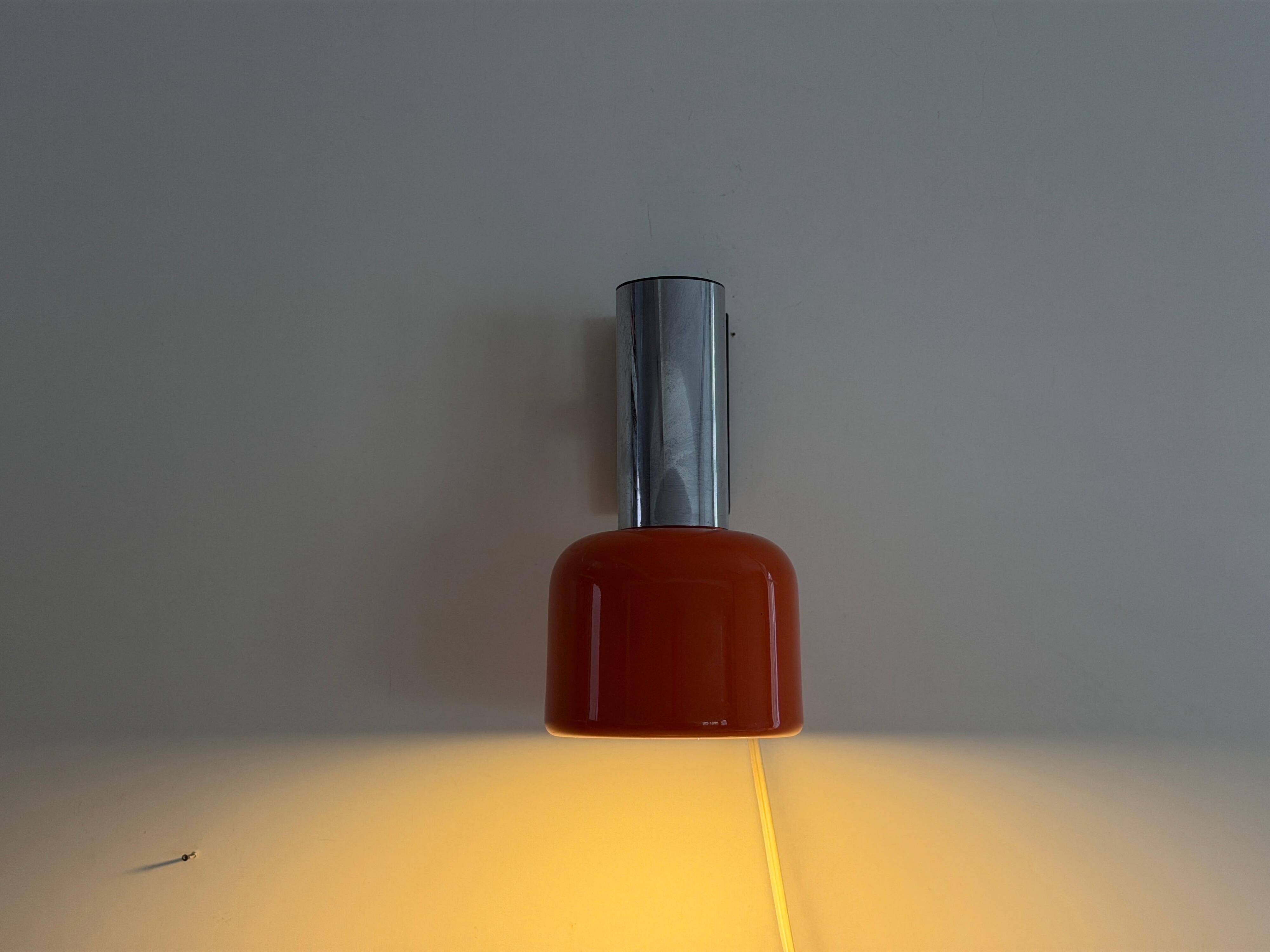 Simple metal wall light NO AGE, 1970s, Germany