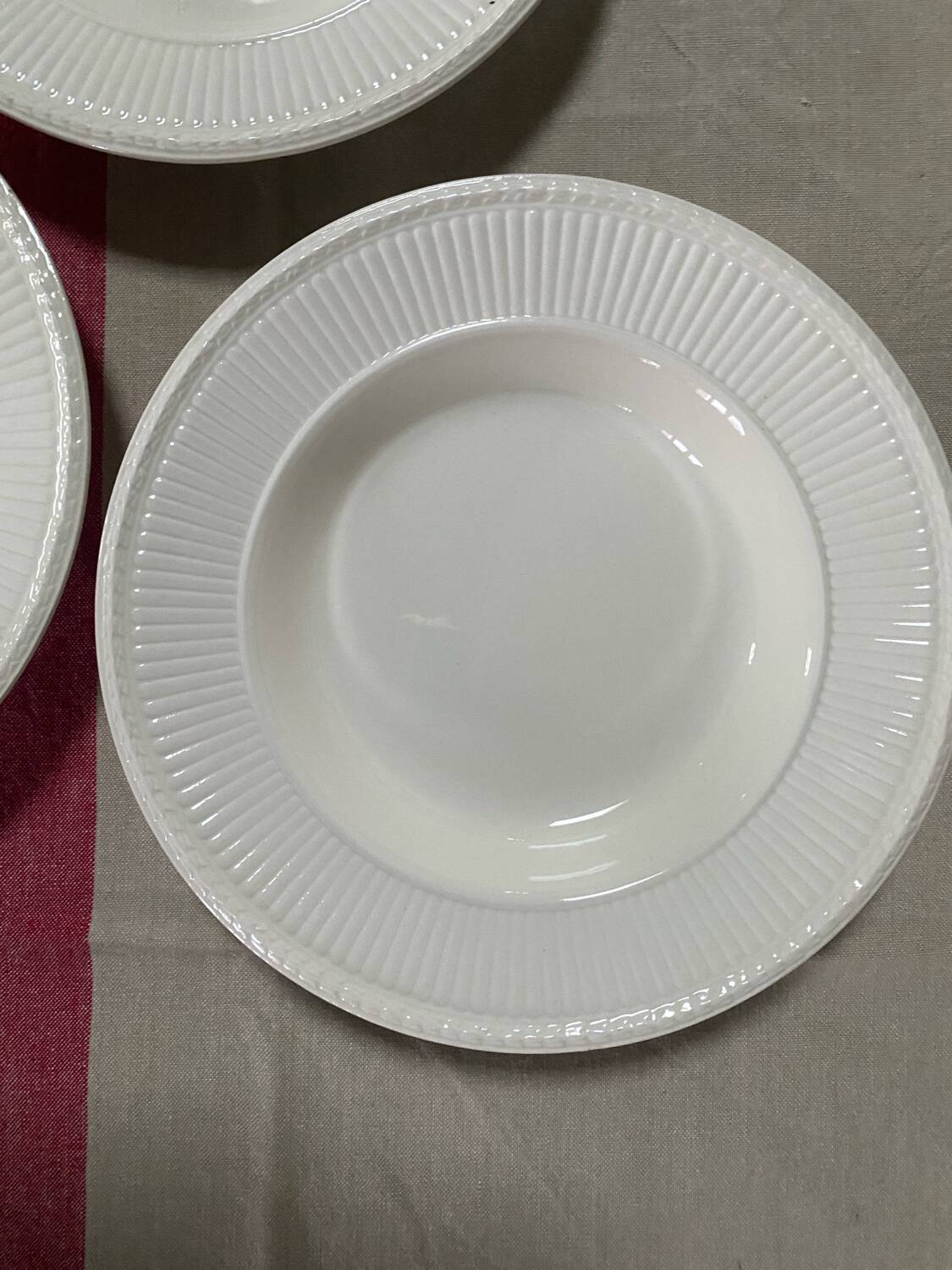 Set of 3 Wedgwood soup plates