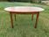 Oval cherry farmhouse table