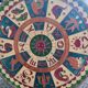 💞 vintage 70s, pretty decorative plate zodiac sign