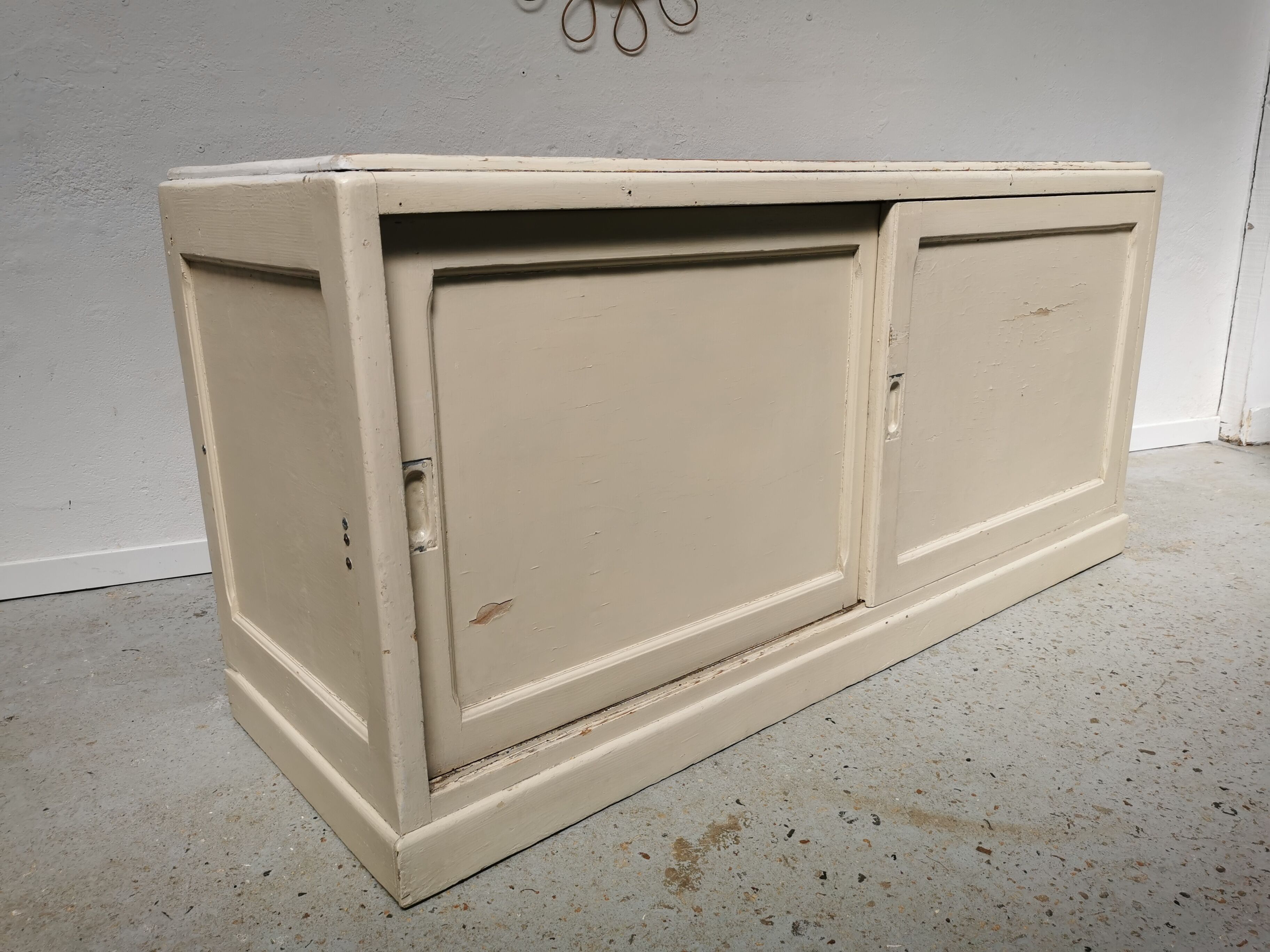 Meuble de métier comptoir vintage