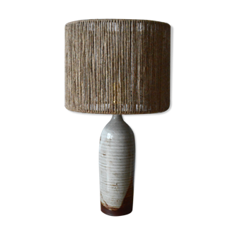 Rope and sandstone lamp