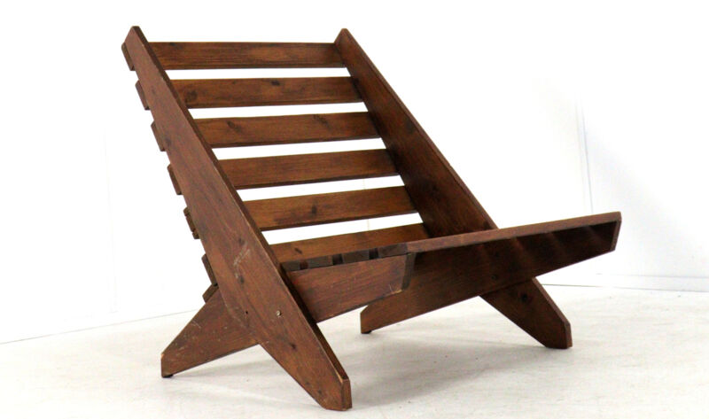 1950s folding lounge chair