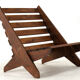 1950s folding lounge chair