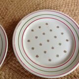 Série de 12 assiettes à dessert