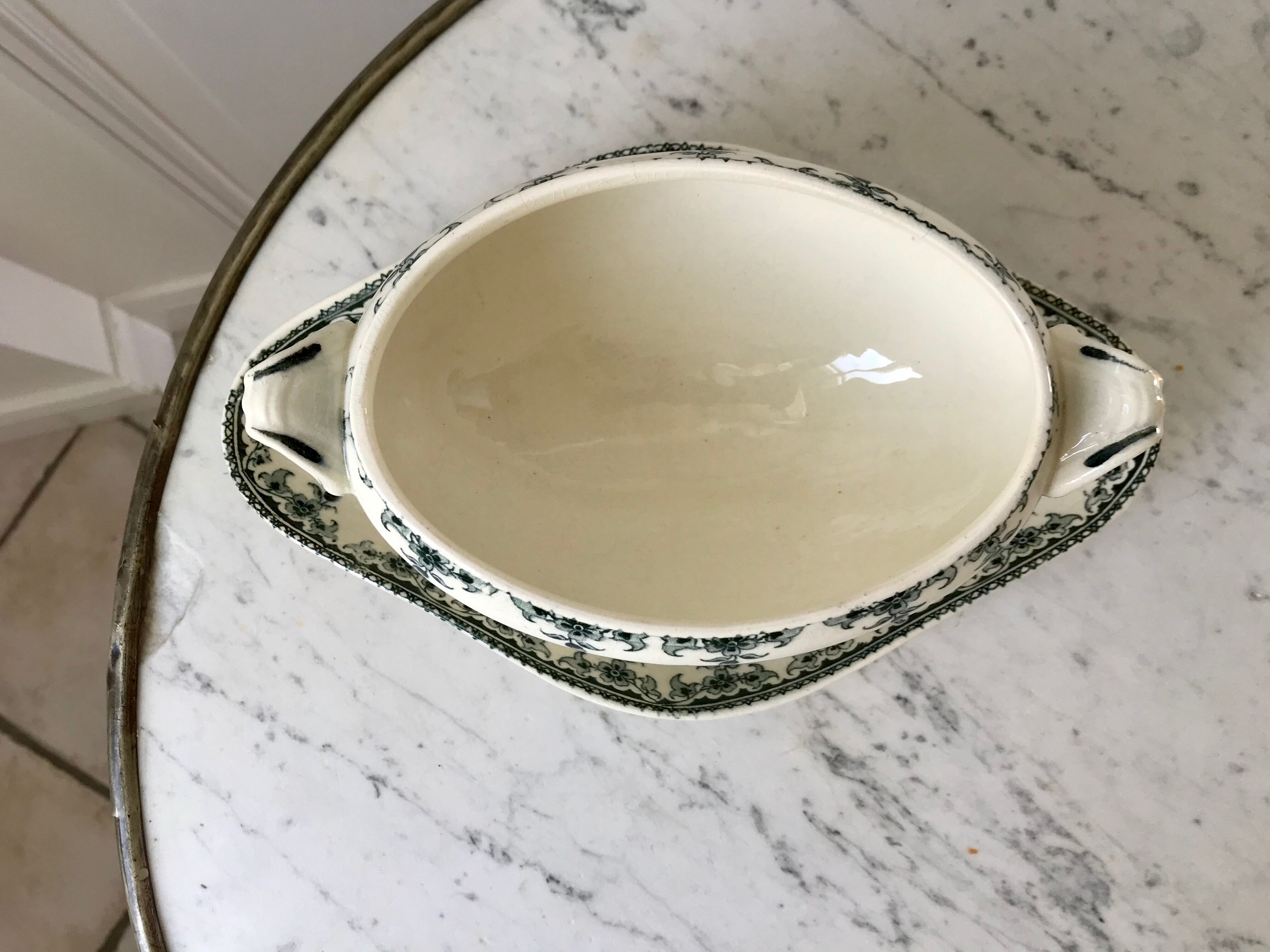 Saucière HBMC model "Gagny" late nineteenth