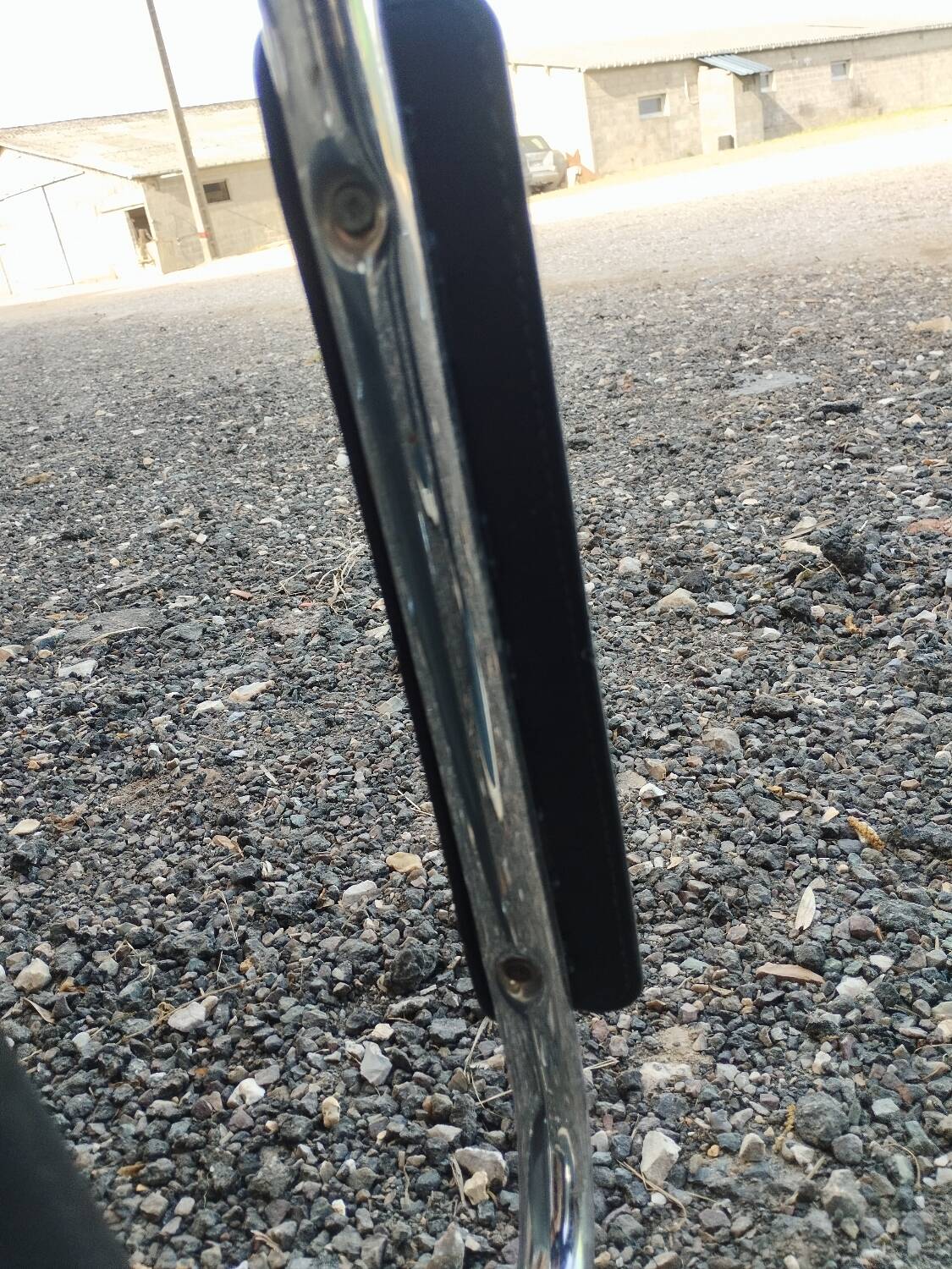 Beautiful pair of vintage chairs in the Marcel Breuer style.
