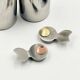 Service huile et vinaigre inox design italien Stella Metallurgica Lux année