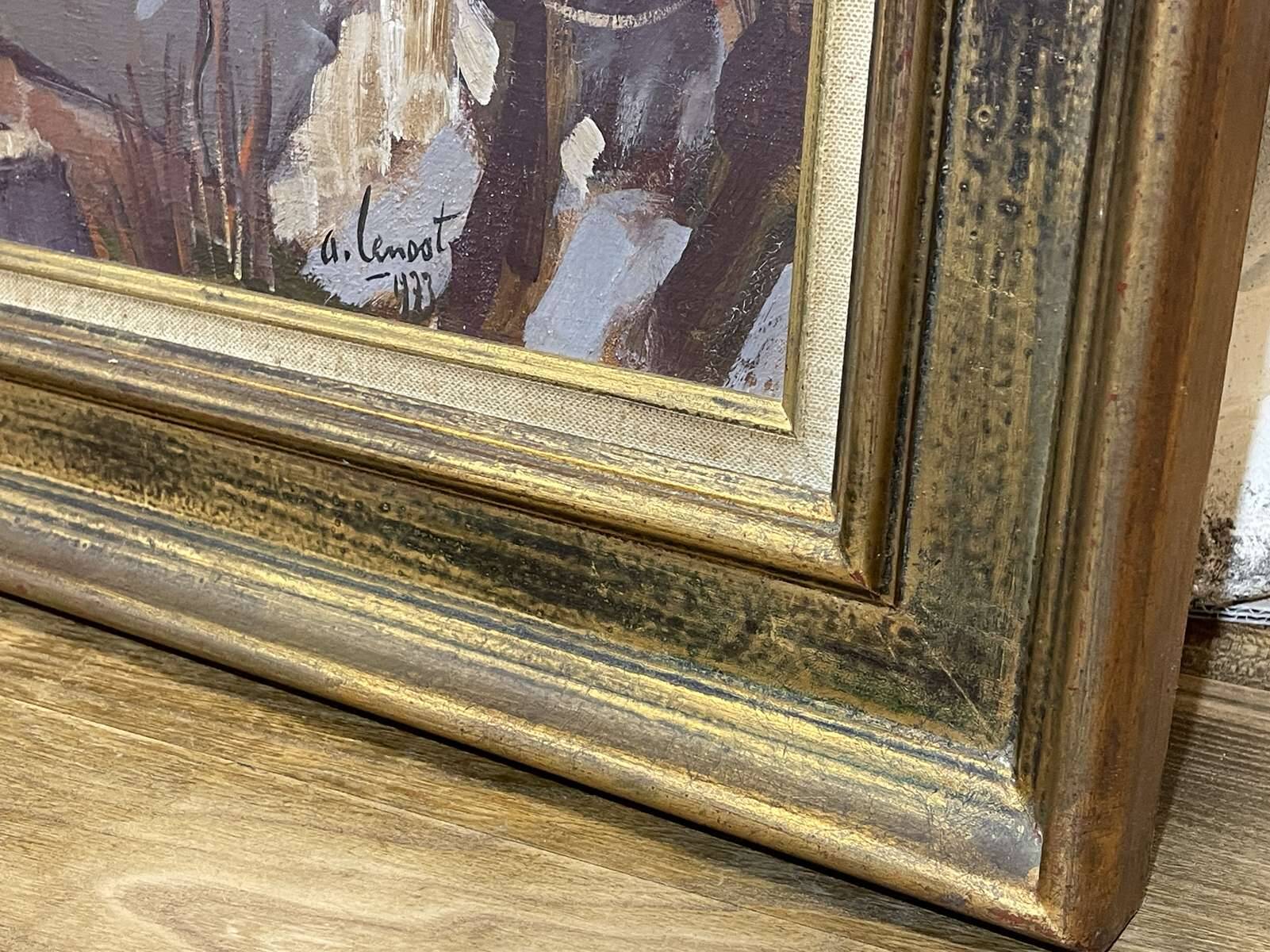 Oil on canvas by Alain Le Nost (1934-2023) signed and dated 1973.