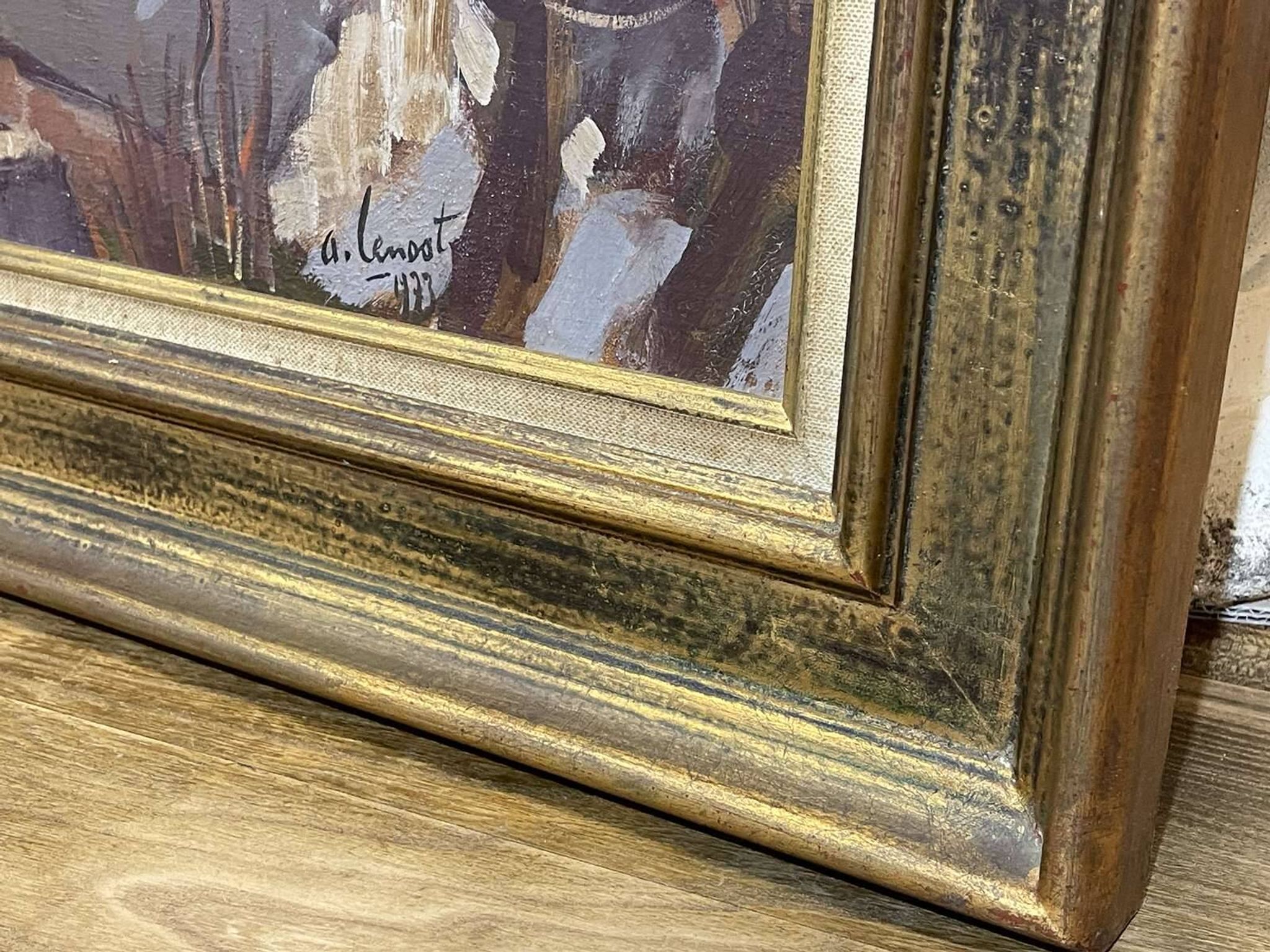Oil on canvas by Alain Le Nost (1934-2023) signed and dated 1973.