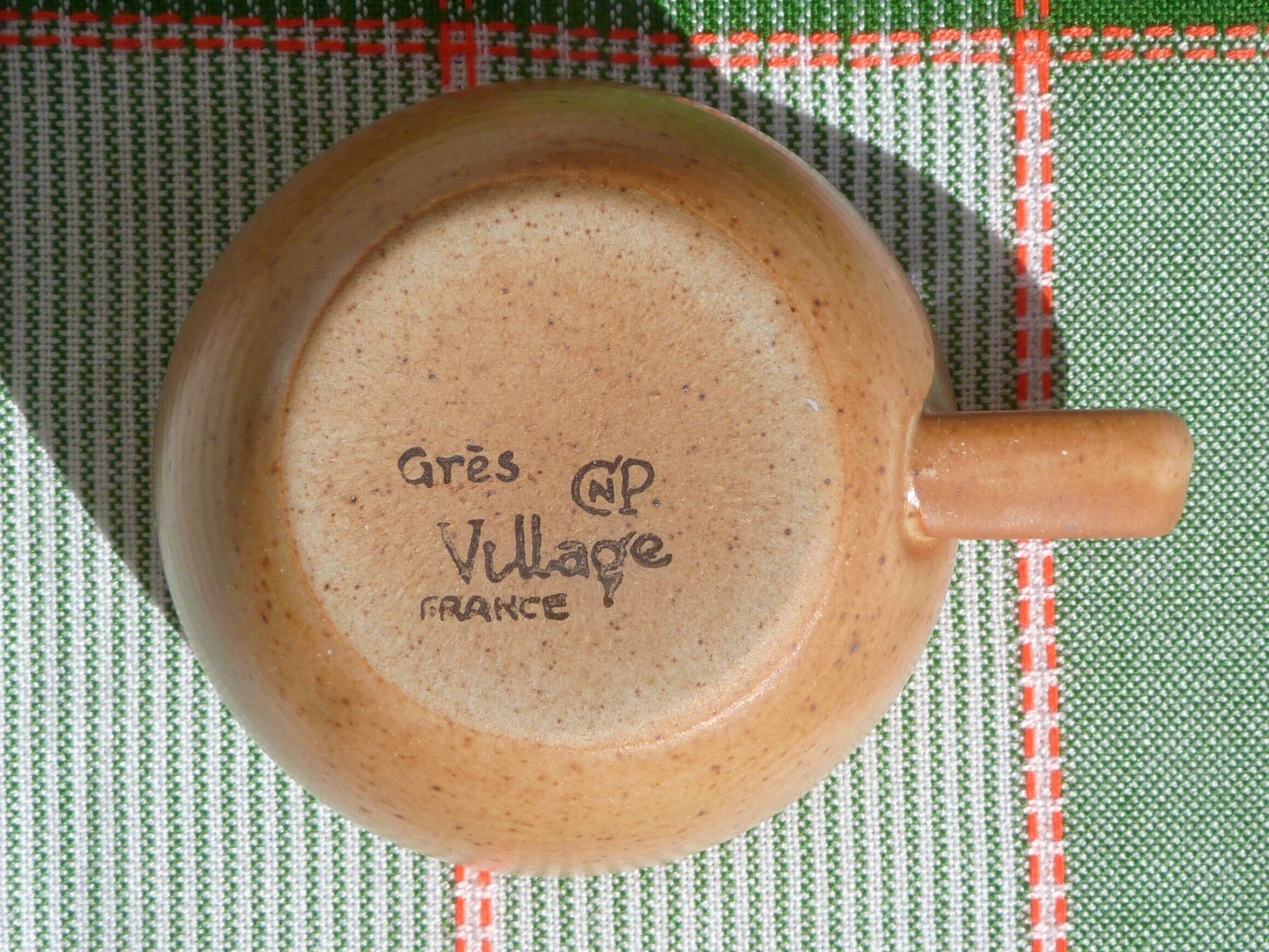 Set de 6 tasses CNP Grès Village