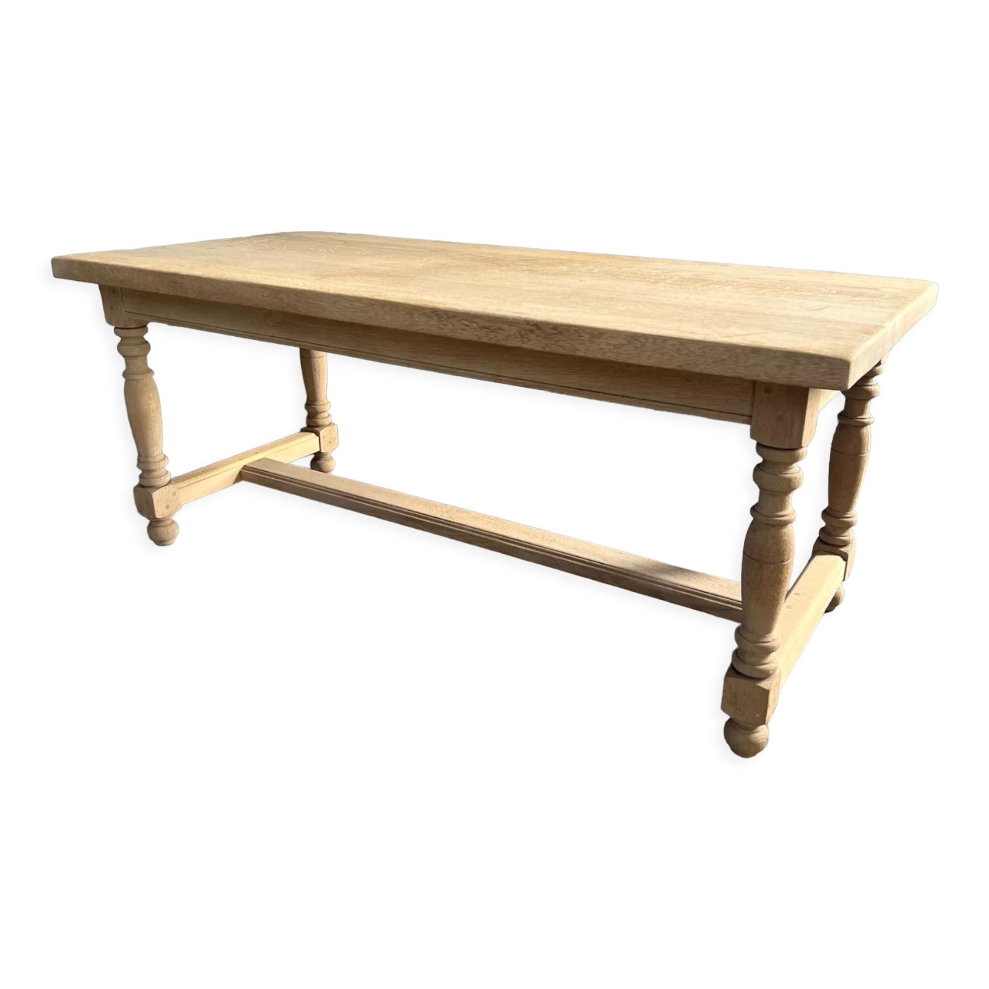 Stripped farmhouse table