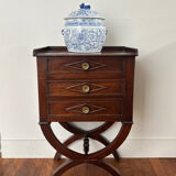 Side table with 3 drawers