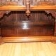 Credence in walnut 19th neo-gothic flamboyant