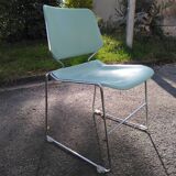 Chairs Eurosit sled design Matrix Krueger 1980