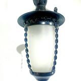 Small 1-light wrought iron lantern