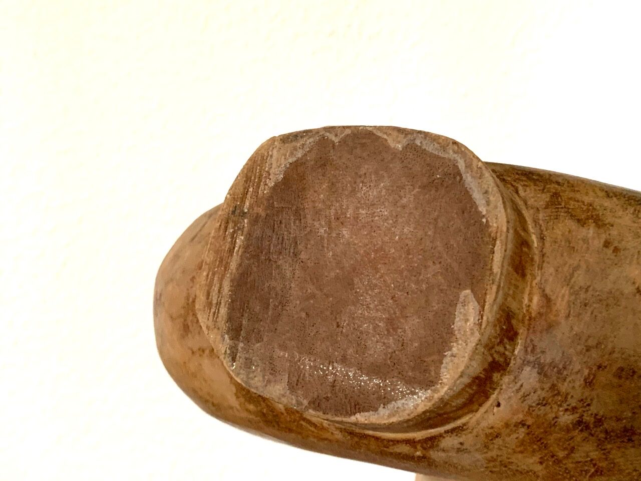 Wooden cove vase, 1960s