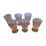 6 wine glasses