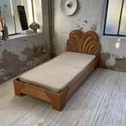 Bed 1 place "palm" wicker and rattan Vivai Del Sud