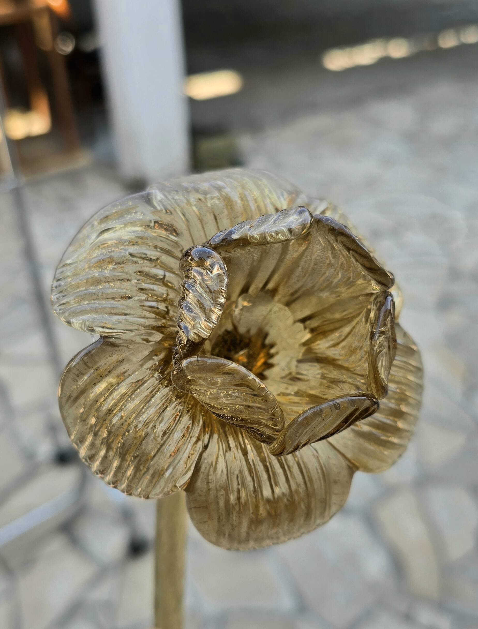 Large Murano glass chandelier – 12 lights – early 20th century