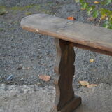 Large oak farm bench