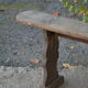 Large oak farm bench