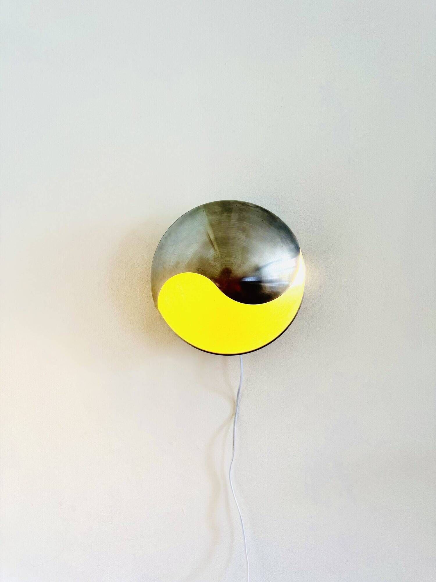 Yin-Yang C-1636 Wall Lamp By Hermian Sneyders De Vogel For Raak Amsterdam, The Netherlands 1960S