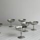 6 stainless steel cups