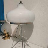 Chrome structure lamp 1980