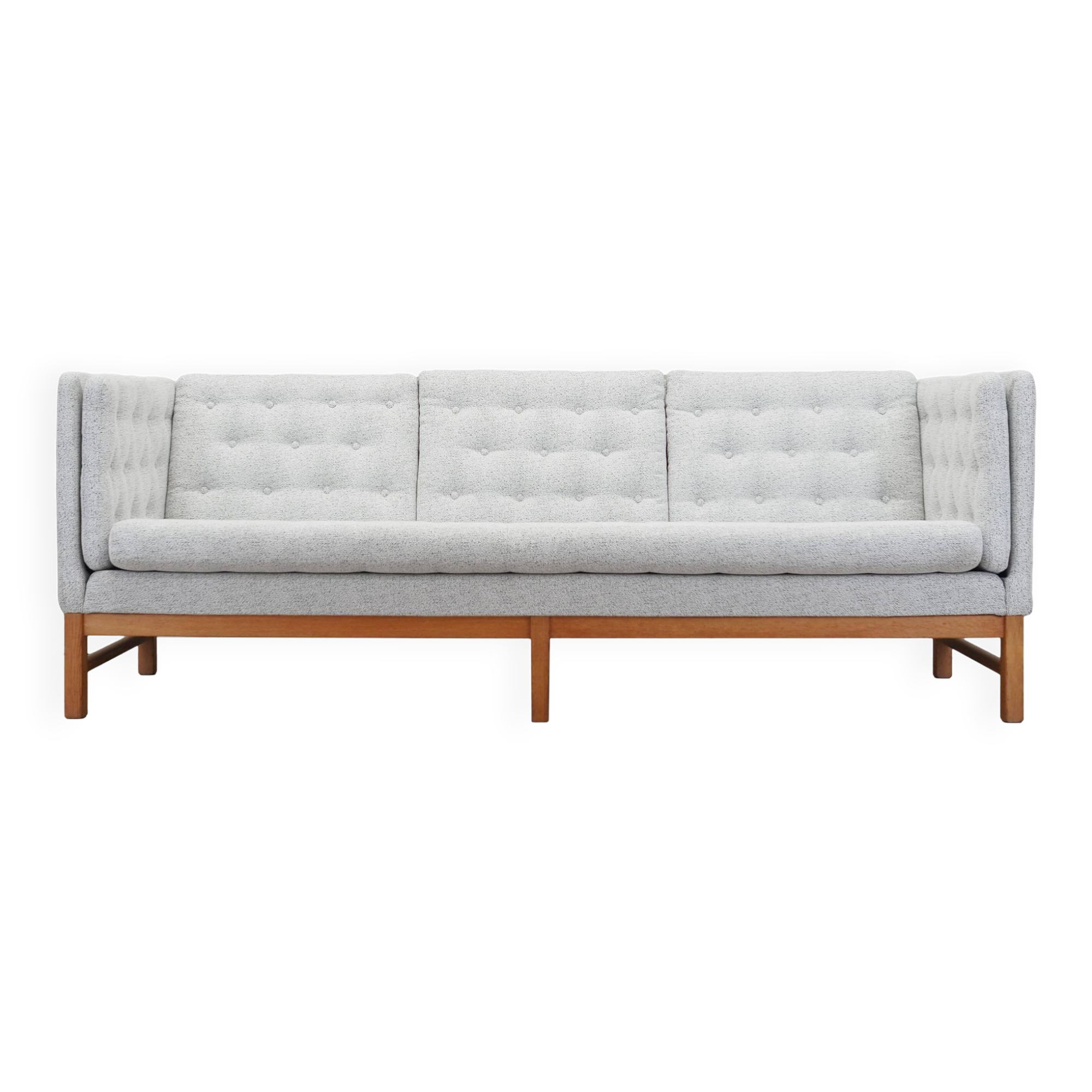 Canapé en chêne, design danois, années 1970, fabriqué par Erik Jørgensen Møbelfabrik