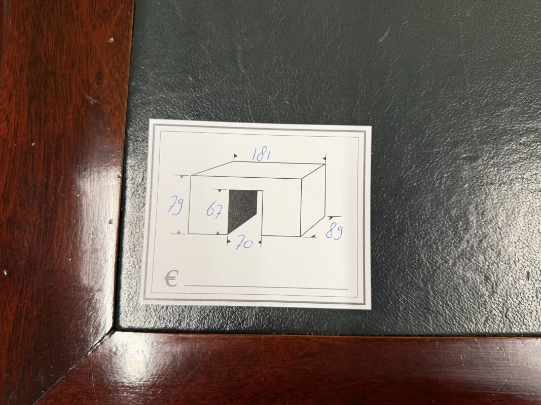 Classic English Chesterfield Partnerdesk Desk