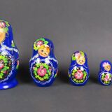 Matryoshka (USSR) in lacquered painted birch