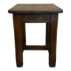 Tabouret en bois massif, bistrot, années 60