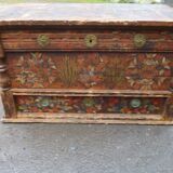 Polychrome fir chest