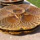 Assiettes à huîtres Sarreguemines