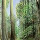 Kaki Brunet (1926-2012) "Spring in the Woods" oil on canvas