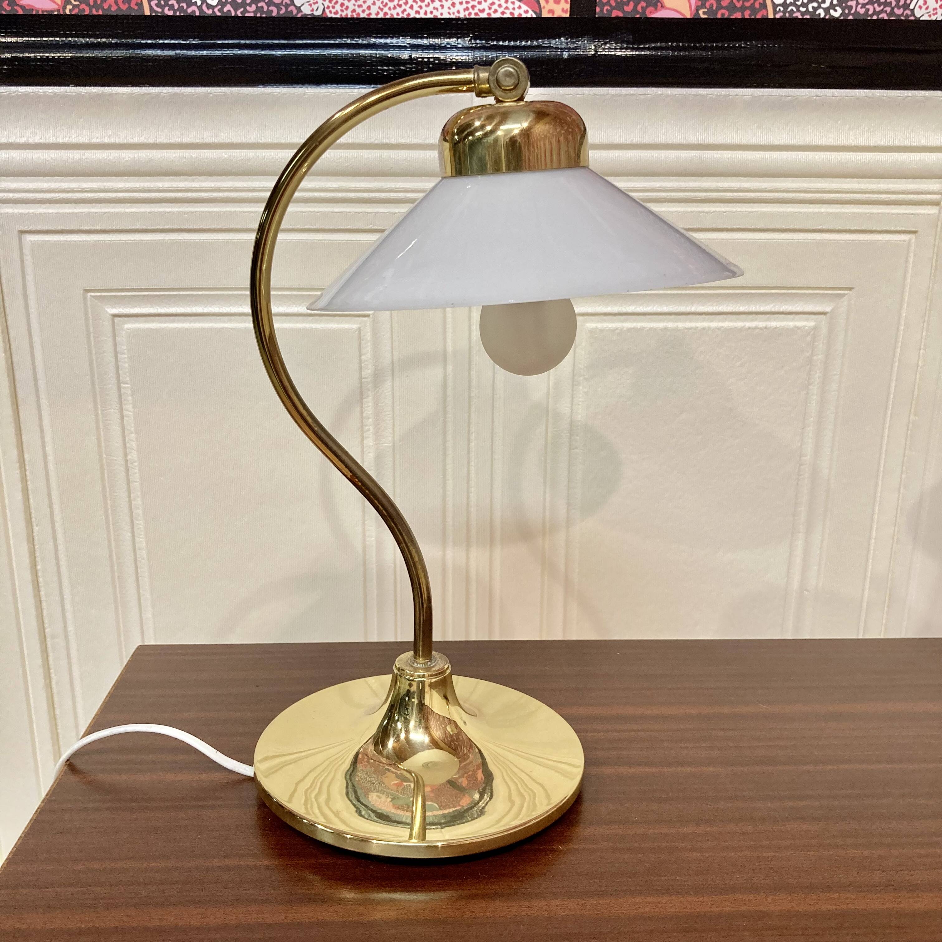 Pair of large scandinavian design lamps from the 1960s.