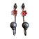 Pair of wall hooks in cast iron
