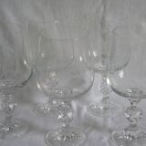 Lot of 5 glasses of commemoration Elisabeth queen 1900-1980 "