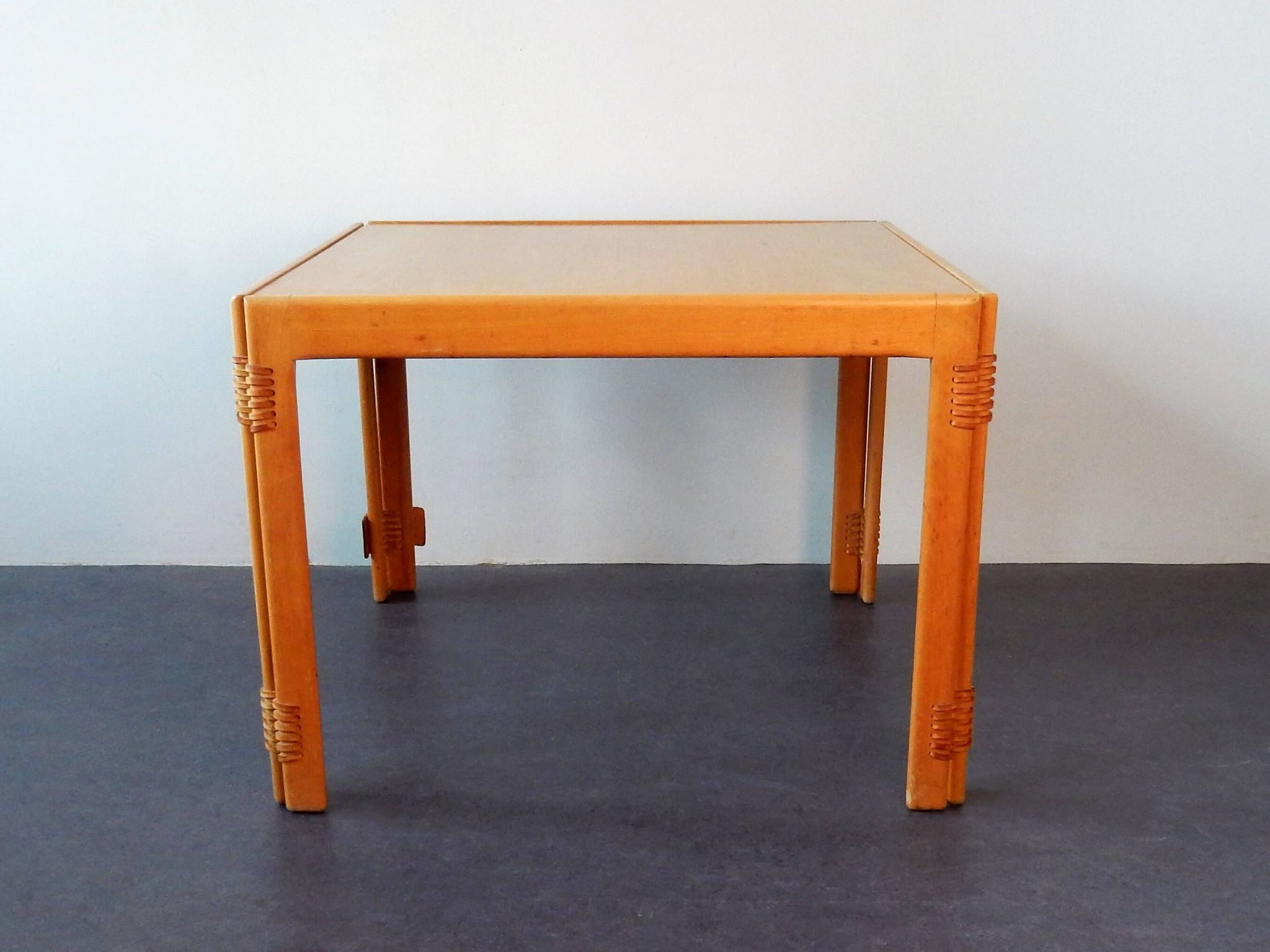 Table basse pliante carrée danoise vintage
