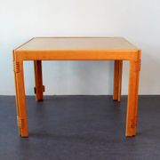 Table basse pliante carrée danoise vintage