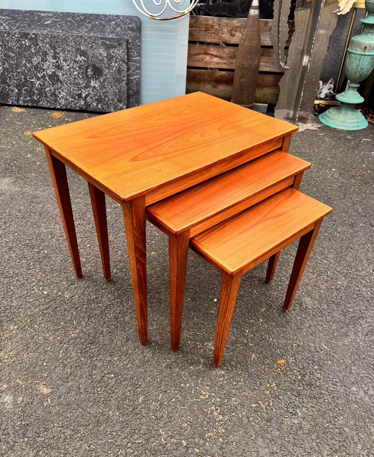 Tables gigognes scandinaves:  Kvalitet Funktion Form. Vintage 60’s