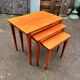 Scandinavian nesting tables: Quality Function Form. Vintage 60s.