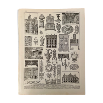 Lithograph on the Fine Arts (France) 2 of 1897