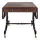 Table basse à volet en acajou de style anglais