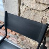 Pair of black armchairs