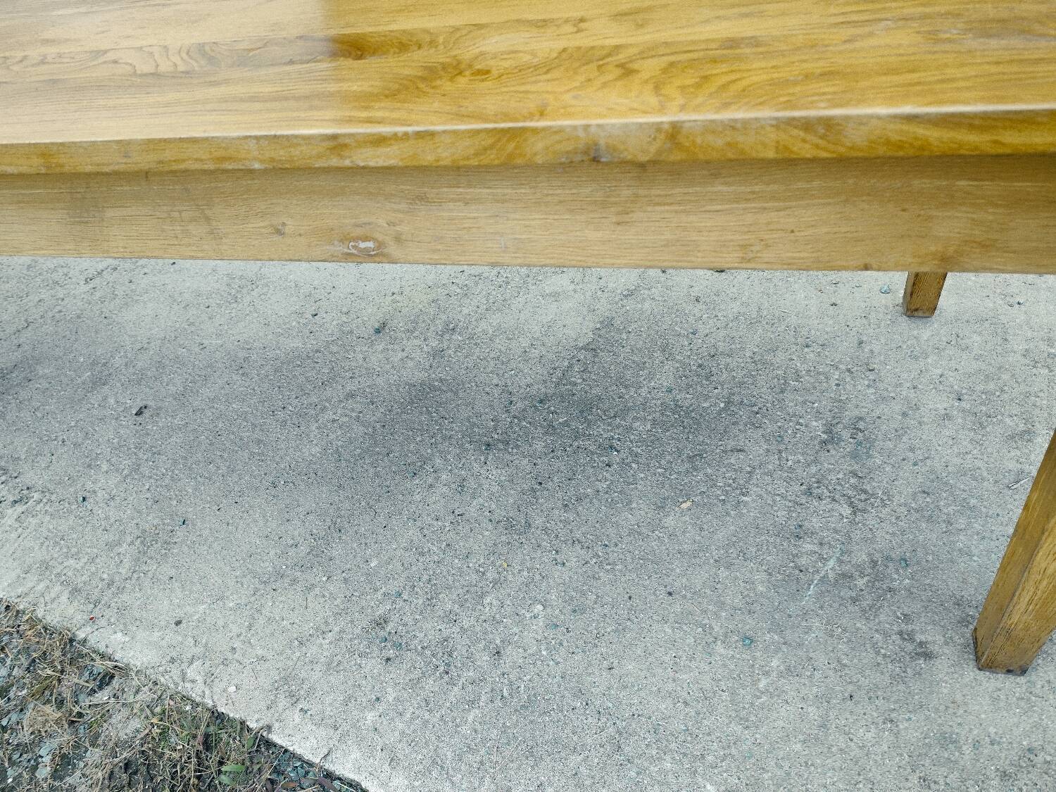 XXL farmhouse table with spindle legs 320 cm in solid oak